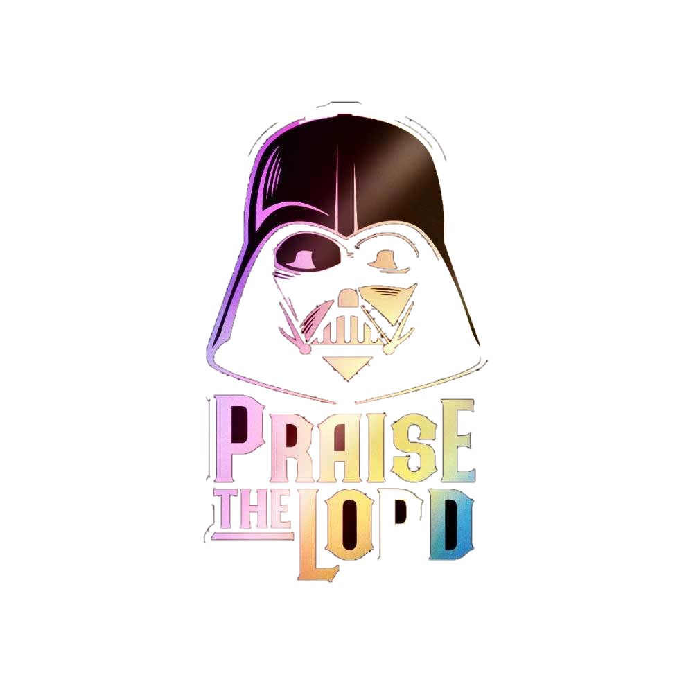 Praise The Lord Holographic Sticker